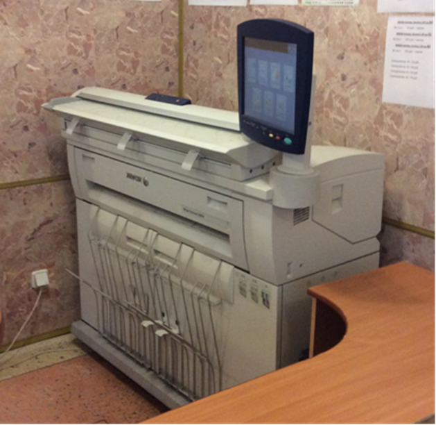 Цифровая инженерная машина Xerox 6604